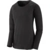 PATAGONIA W'S CAPILENE MIDWEIGHT CREW BLACK 23 -Ski Promotion Magasin 9 110798 w s capilene midweight crew black 44437 blk 01