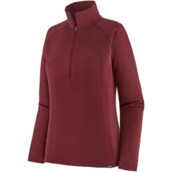 PATAGONIA W'S CAPILENE MIDWEIGHT ZIP NECK SEQUOIA RED 23