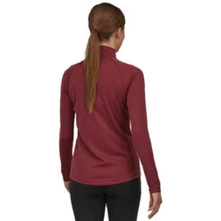 PATAGONIA W'S CAPILENE MIDWEIGHT ZIP NECK SEQUOIA RED 23 -Ski Promotion Magasin 9 110812 w s capilene midweight zip neck sequoia red 44457 seqr 03
