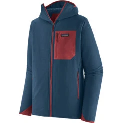 PATAGONIA M'S R2 TECHFACE HOODY TIDEPOOL BLUE 23