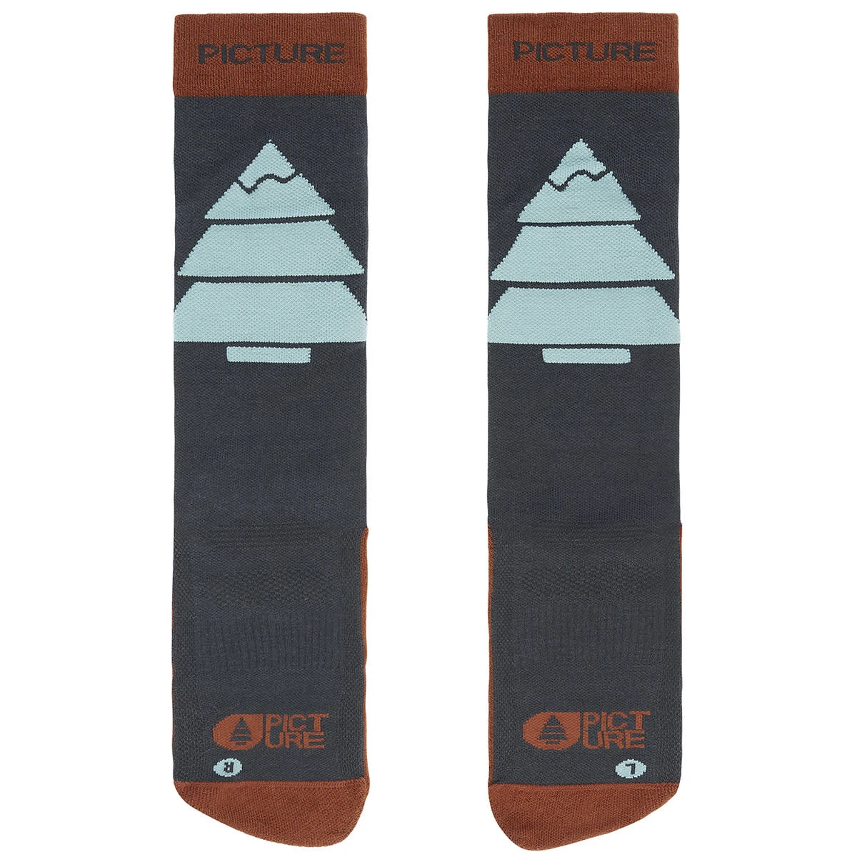 PICTURE WOOLING SKI SOCKS CHINA BLUE 23 3 PICTURE WOOLING SKI SOCKS CHINA BLUE 23