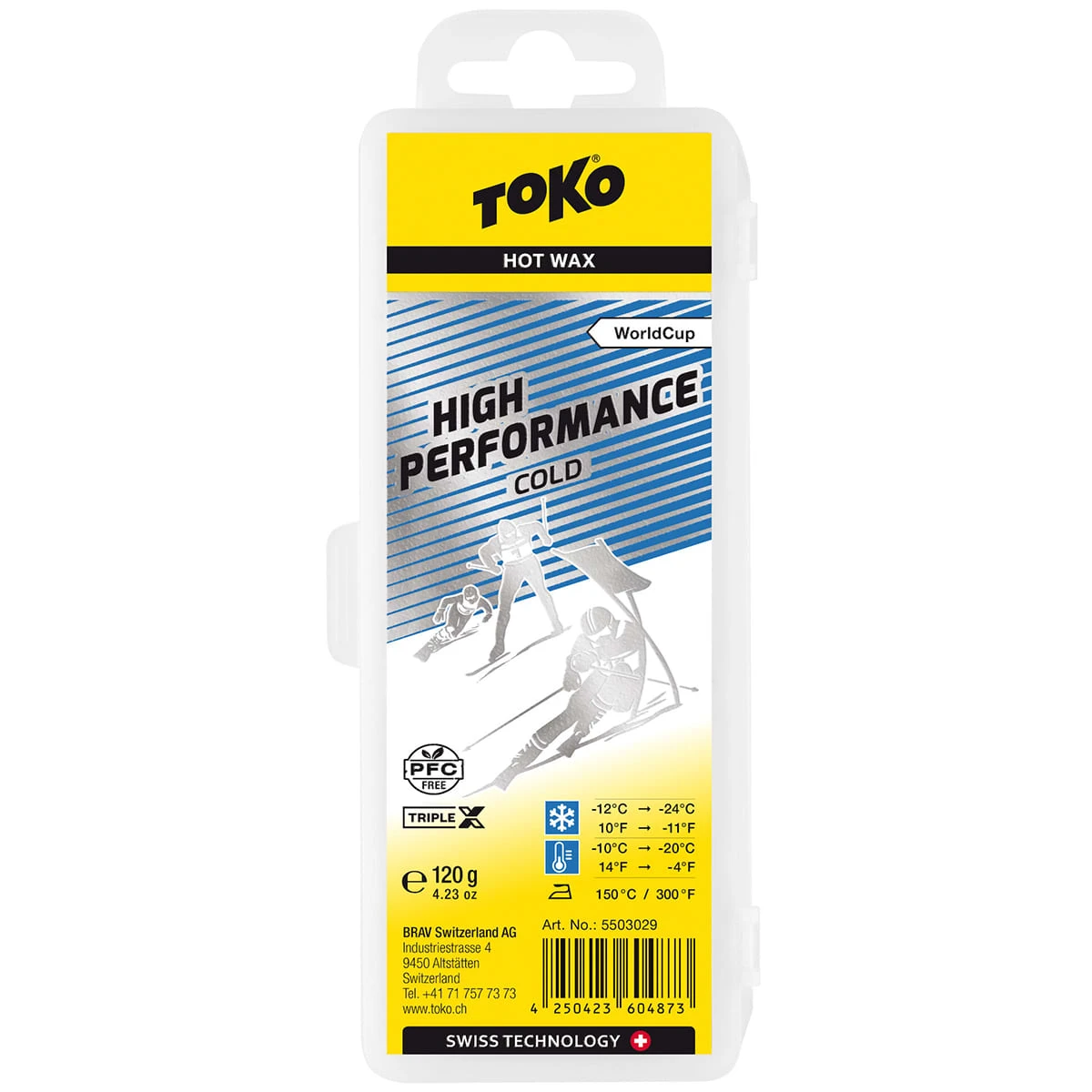 TOKO WC HIGH PERFORMANCE PFC FREE 120G COLD BLUE 23 3 TOKO WC HIGH PERFORMANCE PFC FREE 120G COLD BLUE 23