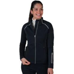 ROSSIGNOL W SOFTSHELL JKT CARBON BLACK 23