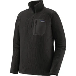 PATAGONIA M'S R1 AIR ZIP NECK BLACK 23