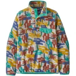 PATAGONIA W'S LW SYNCH SNAP-T P/O TREE CONNECTION BIG FRESH TEAL 23