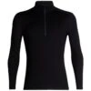 ICEBREAKER 260 TECH LS HALF ZIP BLACK 23