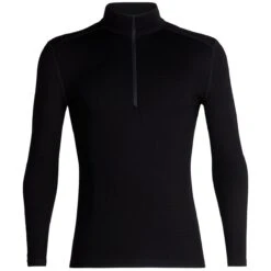 ICEBREAKER 260 TECH LS HALF ZIP BLACK 23