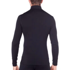 ICEBREAKER 260 TECH LS HALF ZIP BLACK 23 -Ski Promotion Magasin 9 43702 260 tech ls half zip black 104372 001 03