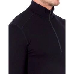 ICEBREAKER 260 TECH LS HALF ZIP BLACK 23 -Ski Promotion Magasin 9 43702 260 tech ls half zip black 104372 001 06