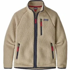 PATAGONIA BOYS' RETRO PILE JKT EL CAP KHAKI 23