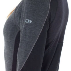 ICEBREAKER WMNS 260 WINTERZONE LS HALF ZIP JET HEATHER/BLACK 23 -Ski Promotion Magasin 9 62901 wmns 260 winterzone ls half zip jet heather black 104394 a01 05