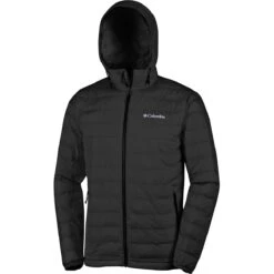 COLUMBIA POWDER LITE HOODED JKT BLACK 23 -Ski Promotion Magasin 9 63750 powder lite hooded jkt black 1693931 010 03
