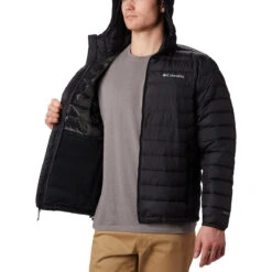COLUMBIA POWDER LITE HOODED JKT BLACK 23 -Ski Promotion Magasin 9 63750 powder lite hooded jkt black 1693931 010 06