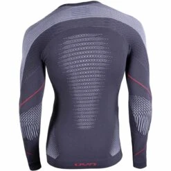 UYN EVOLUTYON UW SHIRT LG_SL CHARCOAL/WHITE/RED 22 -Ski Promotion Magasin 9 64907 evolutyon uw shirt lg sl charcoal white red u100006 g974 03