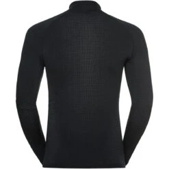 ODLO PERFORMANCE WARM ECO BL TOP TURTLE NECK L/S HALF ZIP BLK/NEW ODLO GRAPH GREY 23 -Ski Promotion Magasin 9 75049 performance warm eco bl top turtle neck l s half zip blk new odlo graph grey 196222 60212 02