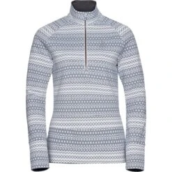 ODLO SILVRETTA CERAWIWARM WHITE/GRAPHIC 21