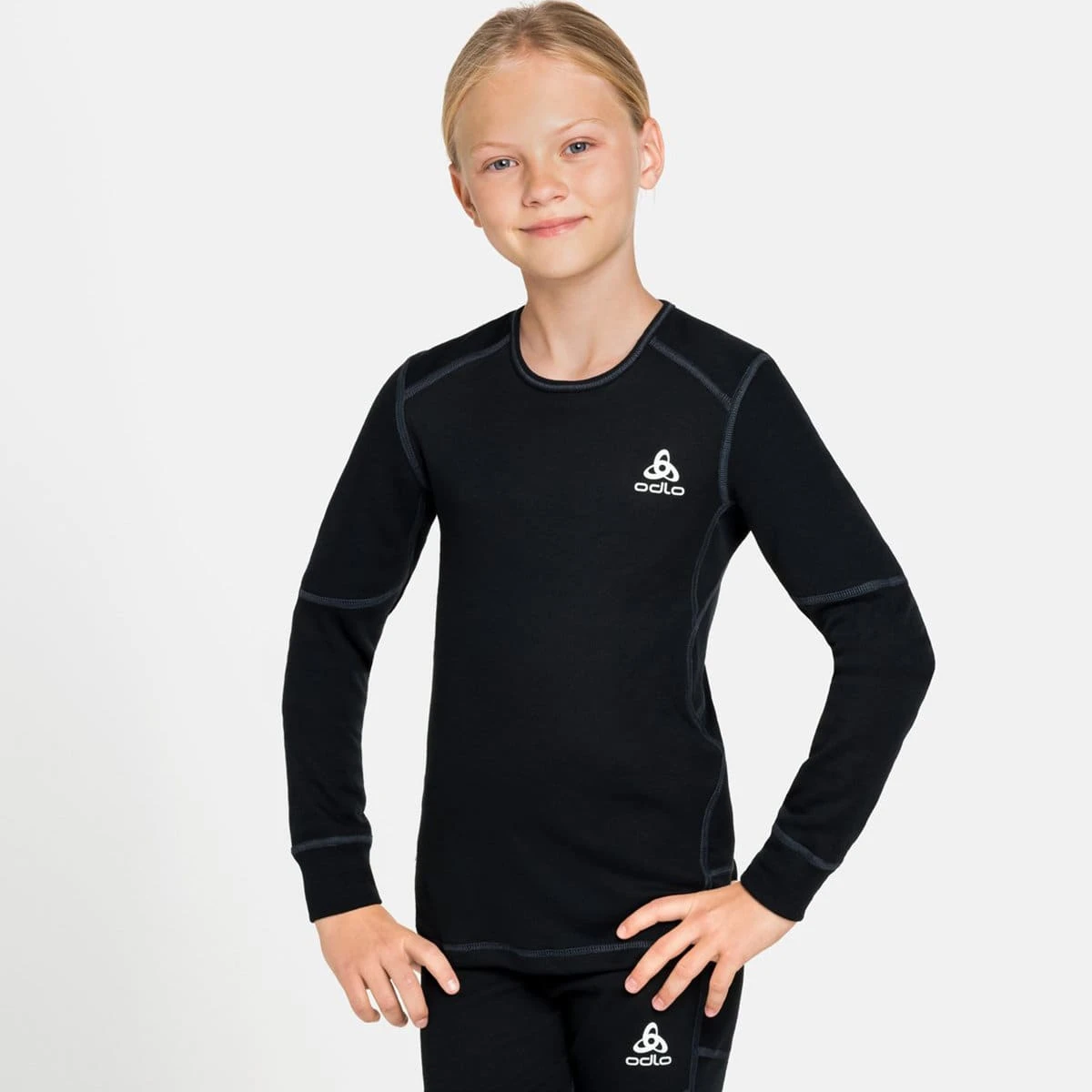 ODLO T-SHIRT ML ACTIVE X-WARM JR BLACK 23 5 ODLO T-SHIRT ML ACTIVE X-WARM JR BLACK 23 â Image 3