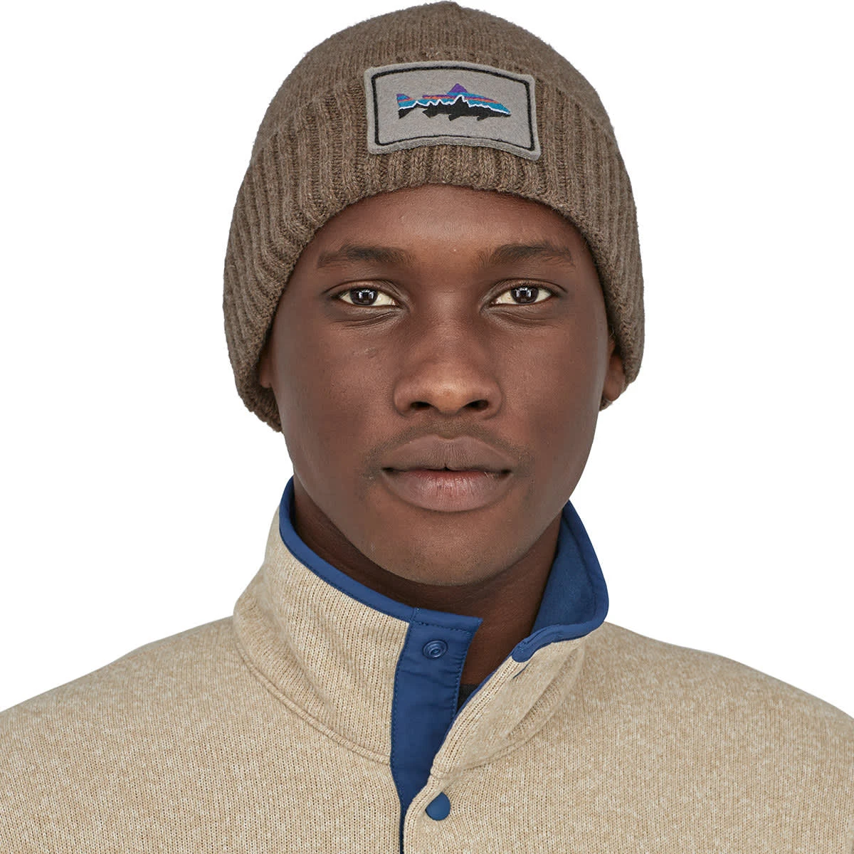 PATAGONIA BRODEO BEANIE FITZ ROY TROUT PATCH ASH TAN 23 4 PATAGONIA BRODEO BEANIE FITZ ROY TROUT PATCH ASH TAN 23 – Image 2