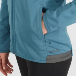 SALOMON GTX® WS SSHELL JKT W MALLARD BLUE 21 -Ski Promotion Magasin 9 92395 gtx ws sshell jkt w mallard blue lc1599900 05