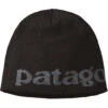PATAGONIA BEANIE HAT LOGO BELWE BLACK 22 2 PATAGONIA BEANIE HAT LOGO BELWE BLACK 22 -Ski Promotion Magasin 9 92613 beanie hat logo belwe black 28860 lgbk 01