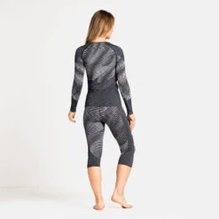 ODLO BLACKCOMB ECO BL TOP CREW NECK L/S W BLACK SPACE DYE 23 -Ski Promotion Magasin 9 95362 blackcomb eco bl top crew neck l s w black space dye 188561 60223 06