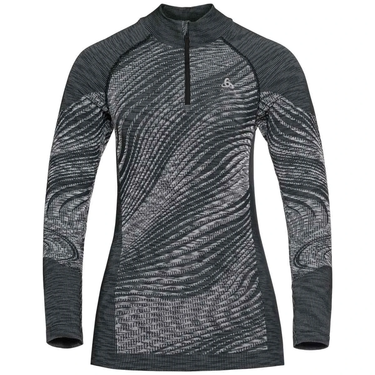 ODLO BLACKCOMB ECO BL TOP TURTLE NECK L/S HALF ZIP W BLACK SPACE DYE 23 3 ODLO BLACKCOMB ECO BL TOP TURTLE NECK L/S HALF ZIP W BLACK SPACE DYE 23