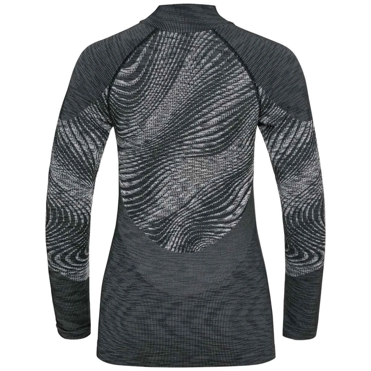 ODLO BLACKCOMB ECO BL TOP TURTLE NECK L/S HALF ZIP W BLACK SPACE DYE 23 4 ODLO BLACKCOMB ECO BL TOP TURTLE NECK L/S HALF ZIP W BLACK SPACE DYE 23 â Image 2