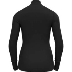 ODLO MERINO 260 BL TOP TURTLE NECK L/S HALF ZIP W BLACK 23 5 ODLO MERINO 260 BL TOP TURTLE NECK L/S HALF ZIP W BLACK 23 -Ski Promotion Magasin 9 95407 merino 260 w black 110991 15000 02