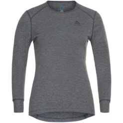 ODLO ACTIVE WARM ECO BL TOP CREW NECK L/S W ODLO STEEL GREY MELANGE 23