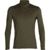 ICEBREAKER 200 OASIS LS HALF ZIP LODEN 23