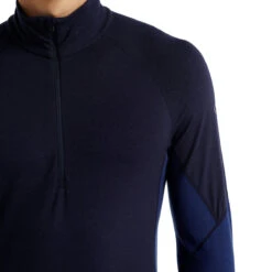 ICEBREAKER MENS 260 ZONE LS HALF ZIP MIDNIGHT NAVY/ROYAL NAVY 23 -Ski Promotion Magasin 9 95608 260 zone ls half zip midnight navy royal navy ib104361078 05