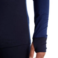 ICEBREAKER MENS 260 ZONE LS HALF ZIP MIDNIGHT NAVY/ROYAL NAVY 23 -Ski Promotion Magasin 9 95608 260 zone ls half zip midnight navy royal navy ib104361078 07