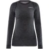 CRAFT CORE WOOL MERINO LS TEE W BLACK 23
