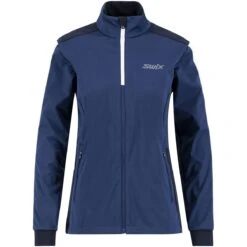 Ski Promotion Magasin 11 SWIX W CROSS JKT ESTATE BLUE 22